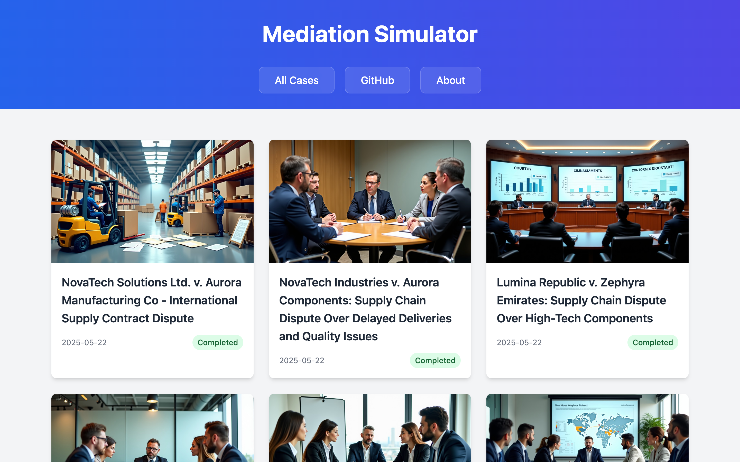 Mediation Simulator Viewer
