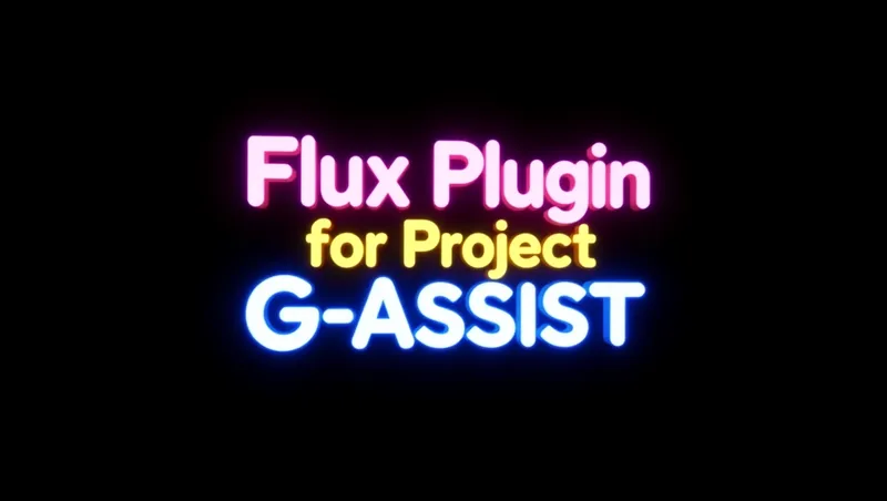 A Plug-in for Project G-Assist that puts the power of AI image generation right at your fingertips