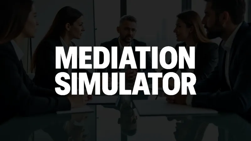 Mediation Simulator is an AI application designed to help legal students and professionals build dispute resolution skills through simulated mediation sessions